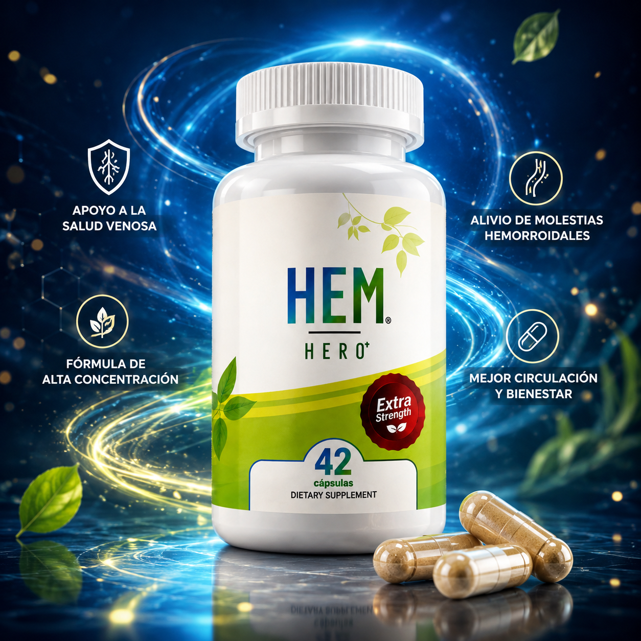 HEM HERO Alivio y bienestar hemorroidal