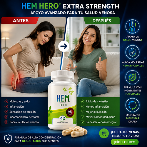 HEM HERO Alivio y bienestar hemorroidal