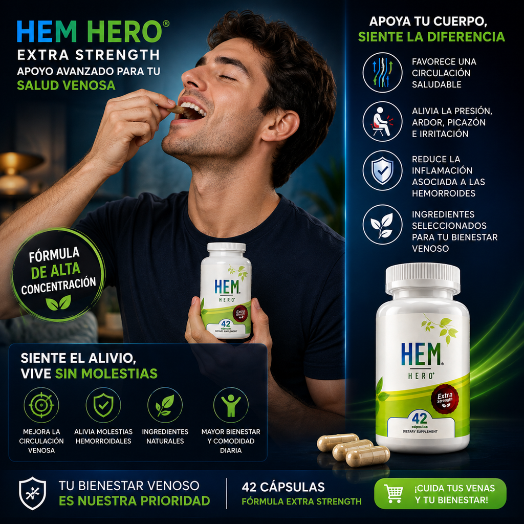 HEM HERO Alivio y bienestar hemorroidal